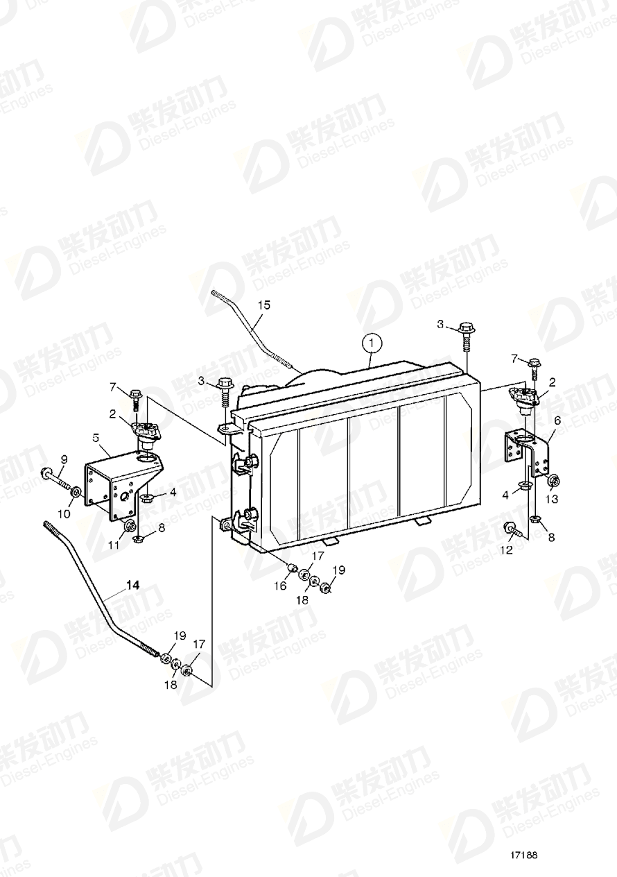 volvo penta Washer 191940 Drawing volvo penta Washer 191940 Drawing